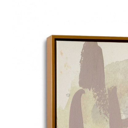 [Color:Polished Gold], Picture of art in a Polished Gold frame at an angle