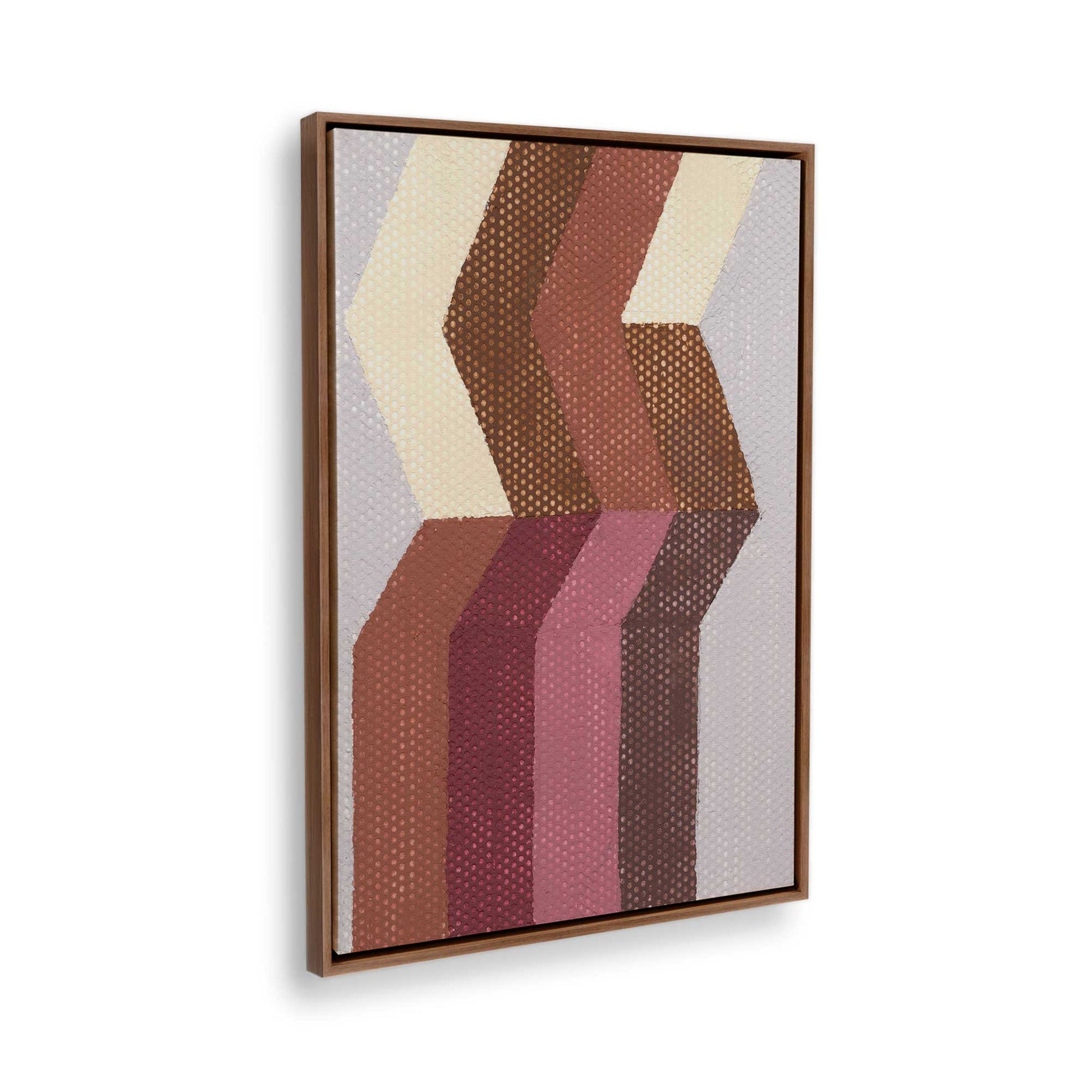 [Color:Walnut], Picture of the corner of the art