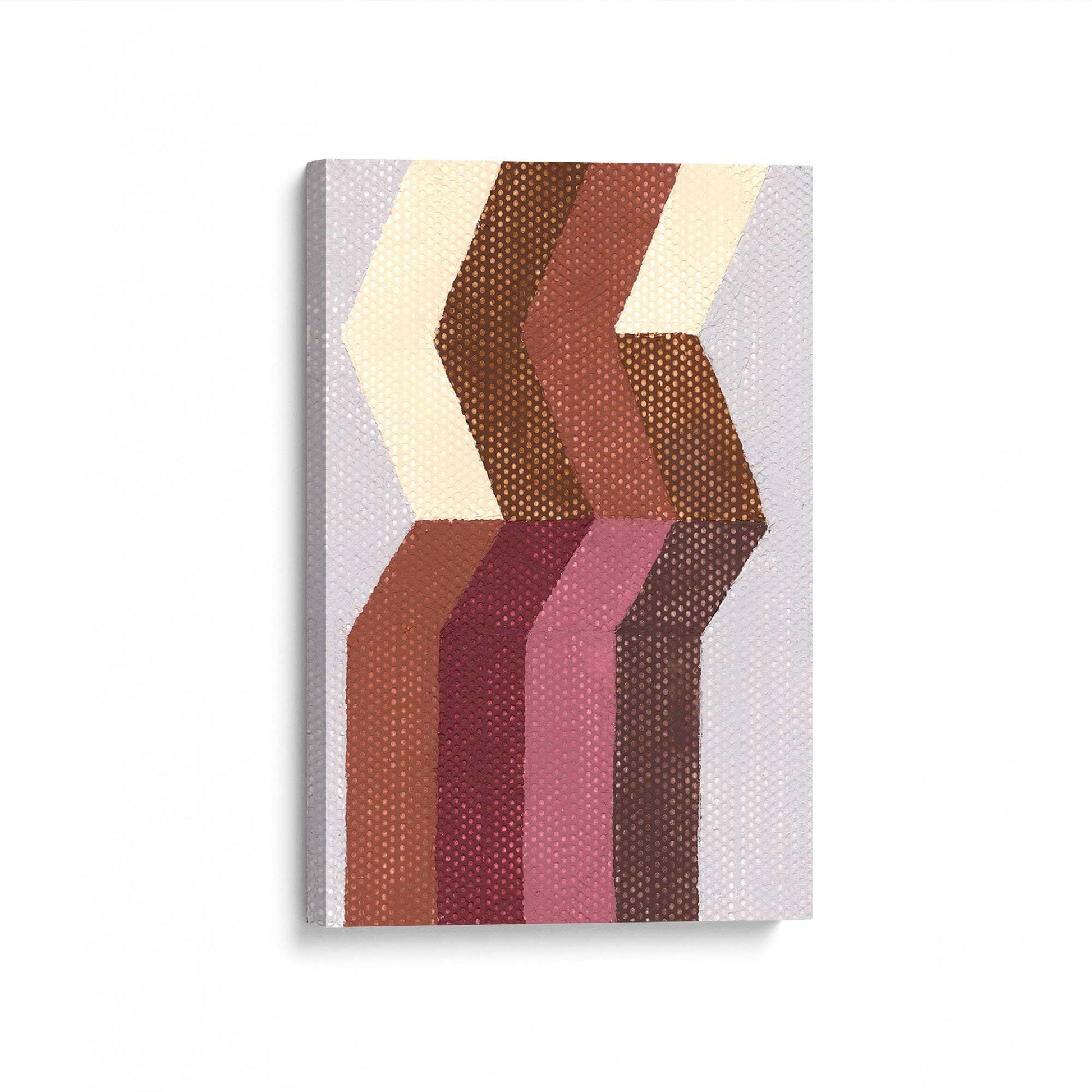 [Color:Stretched Canvas], Picture of art at an angle