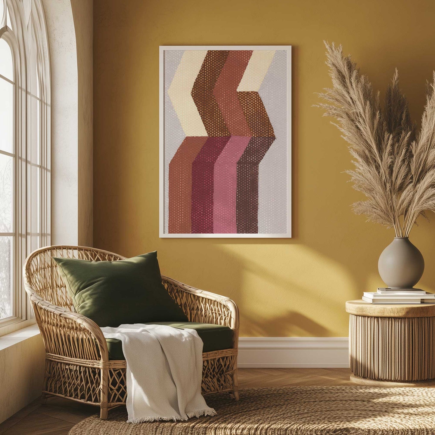 [SPECIAL],[LIFESTYLE], Picture of art hanging in a room