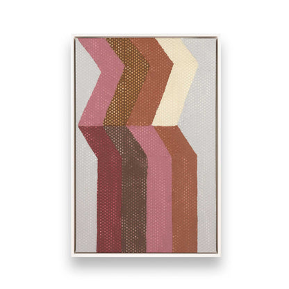 [Color:Opaque White], Picture of art in a White frame