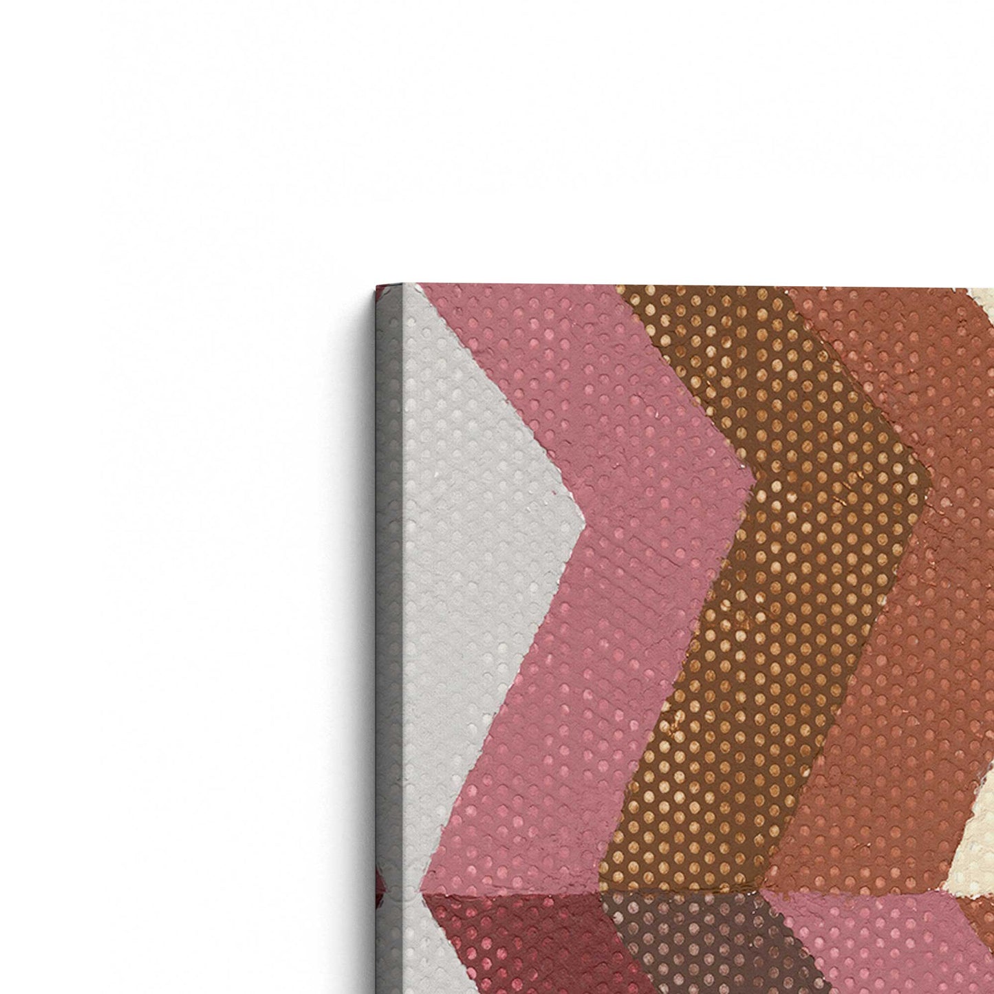 [Color:Stretched Canvas], Picture of the corner of the art