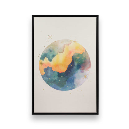 [Color:Satin Black], Picture of art in a Satin Black frame