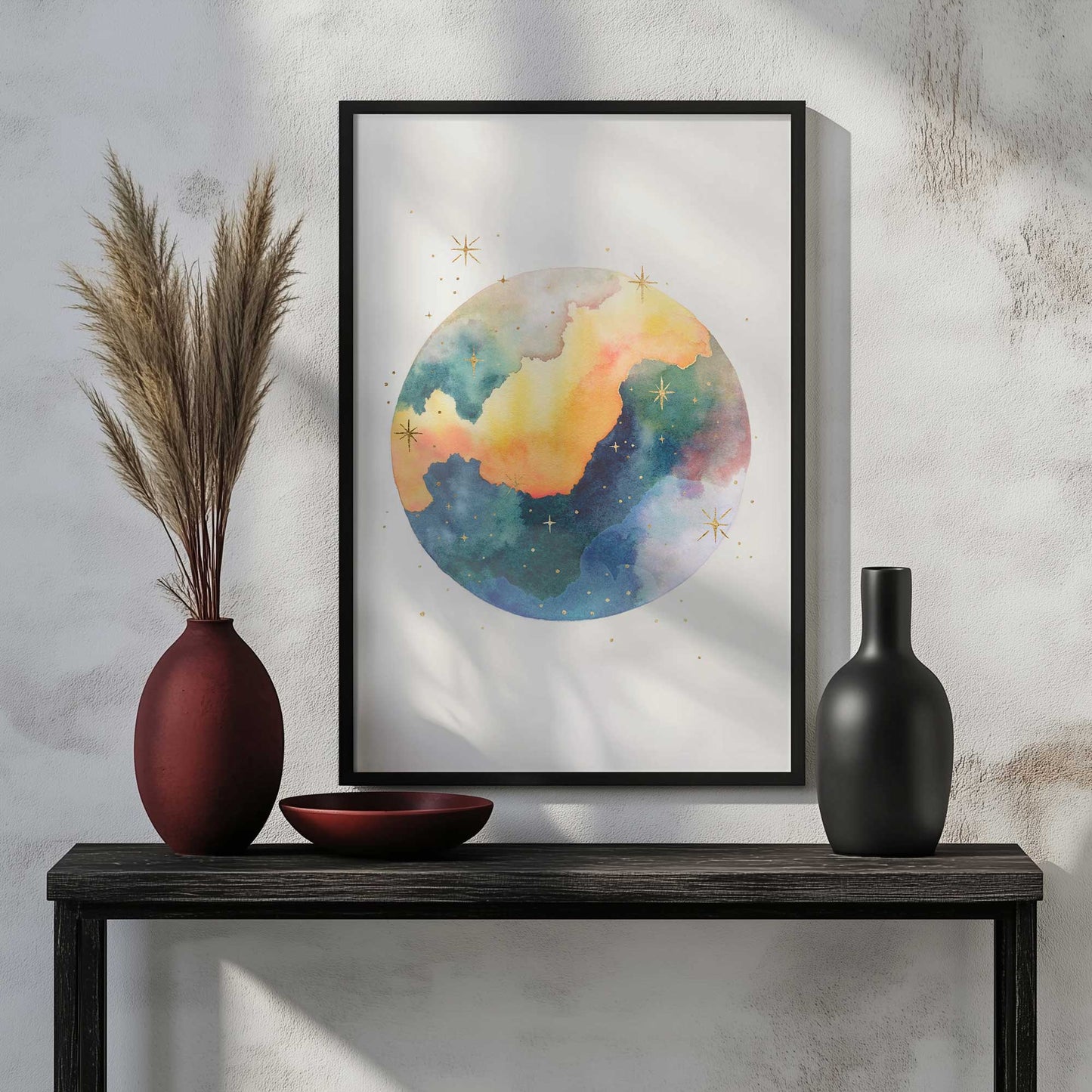 [SPECIAL],[LIFESTYLE], Picture of art hanging in a room