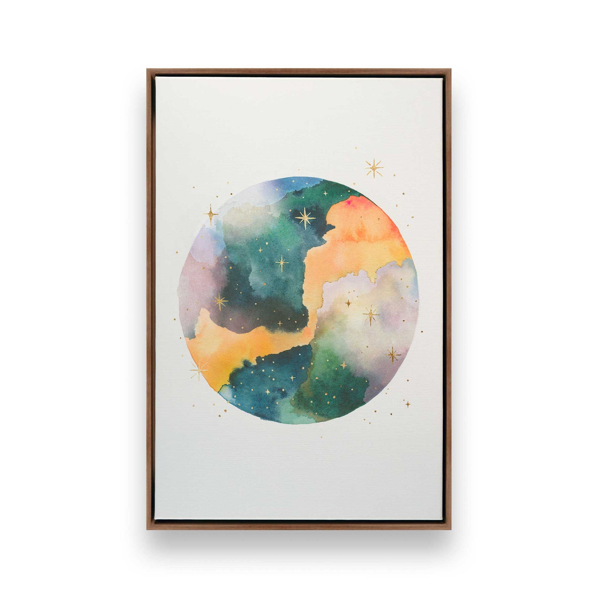 [Color:Walnut], Picture of art in a Walnut frame