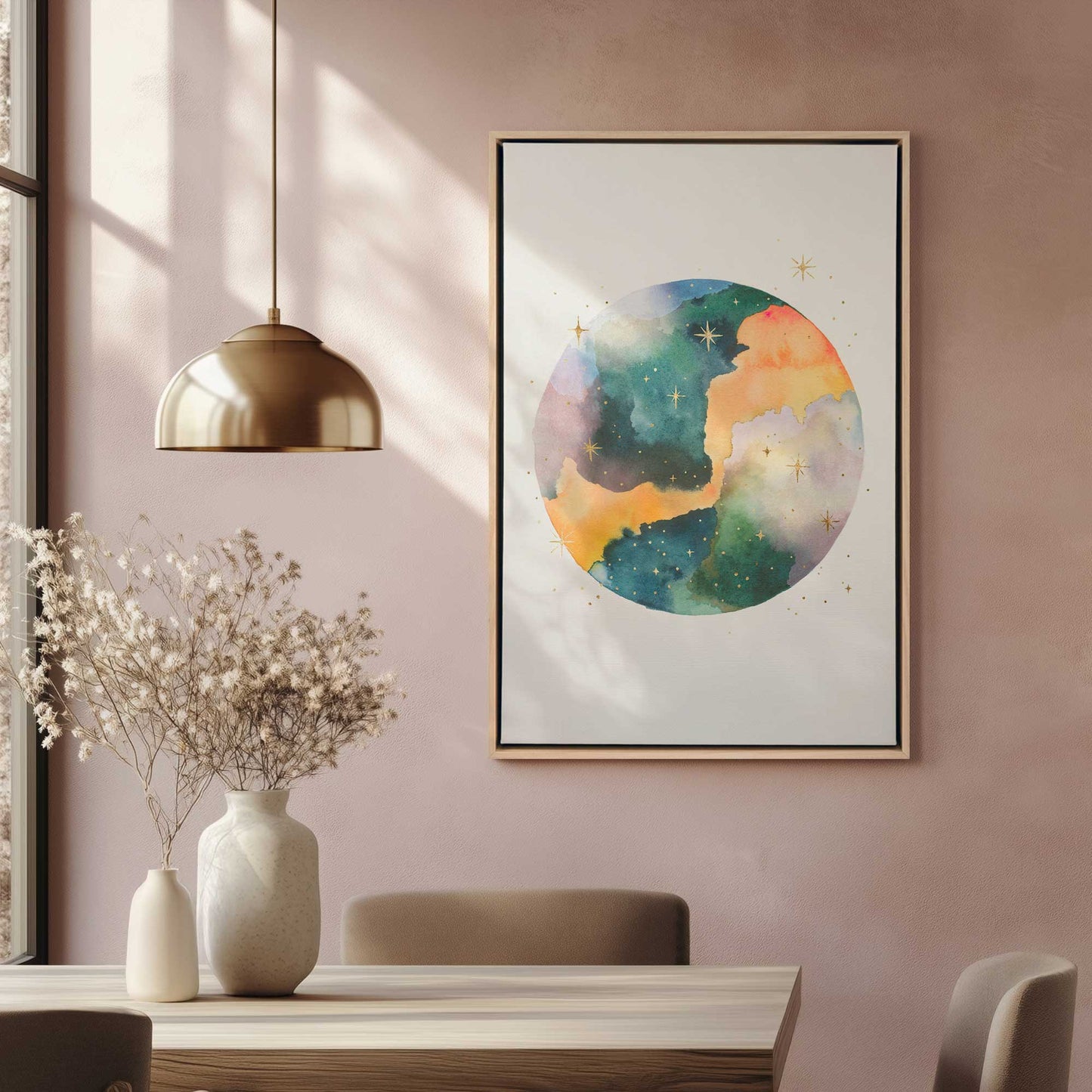 Picture of art in a room