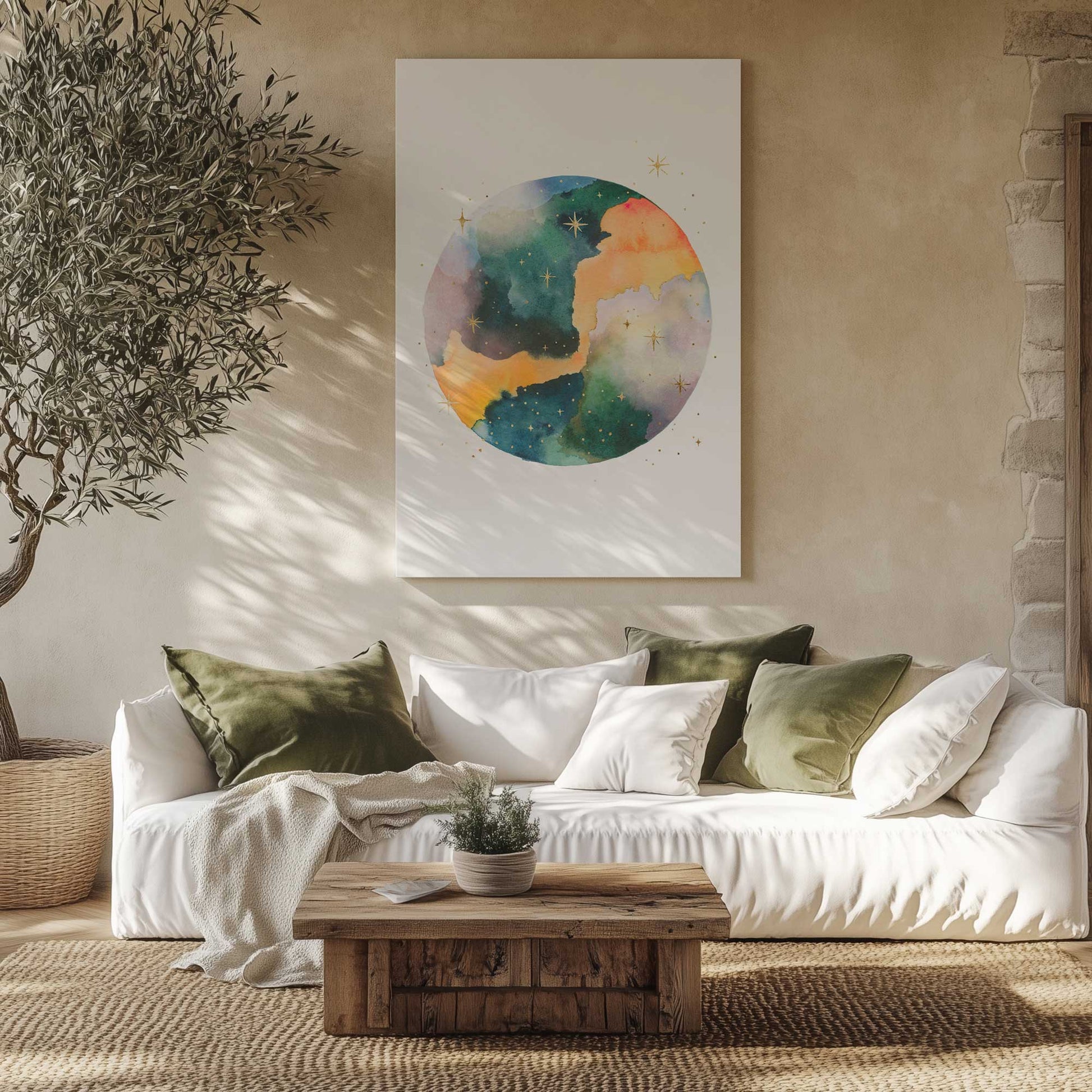 Picture of art in a room