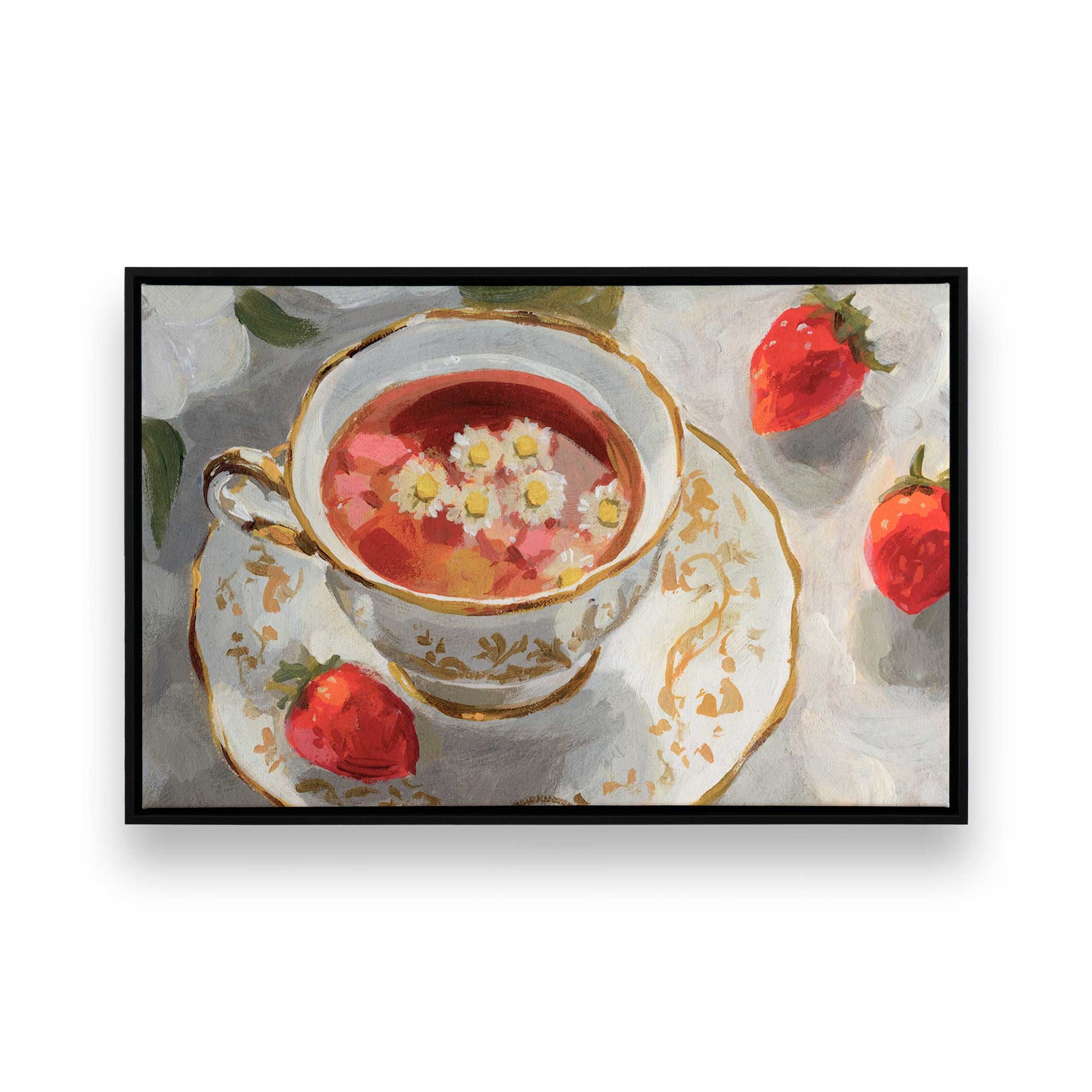 [Color:Satin Black], Picture of art in a Satin Black frame