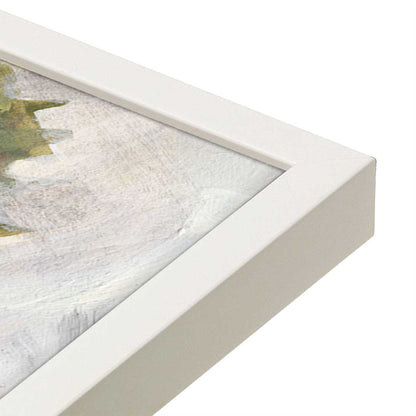 [Color:Opaque White], Picture of art in a Opaque White frame at an angle