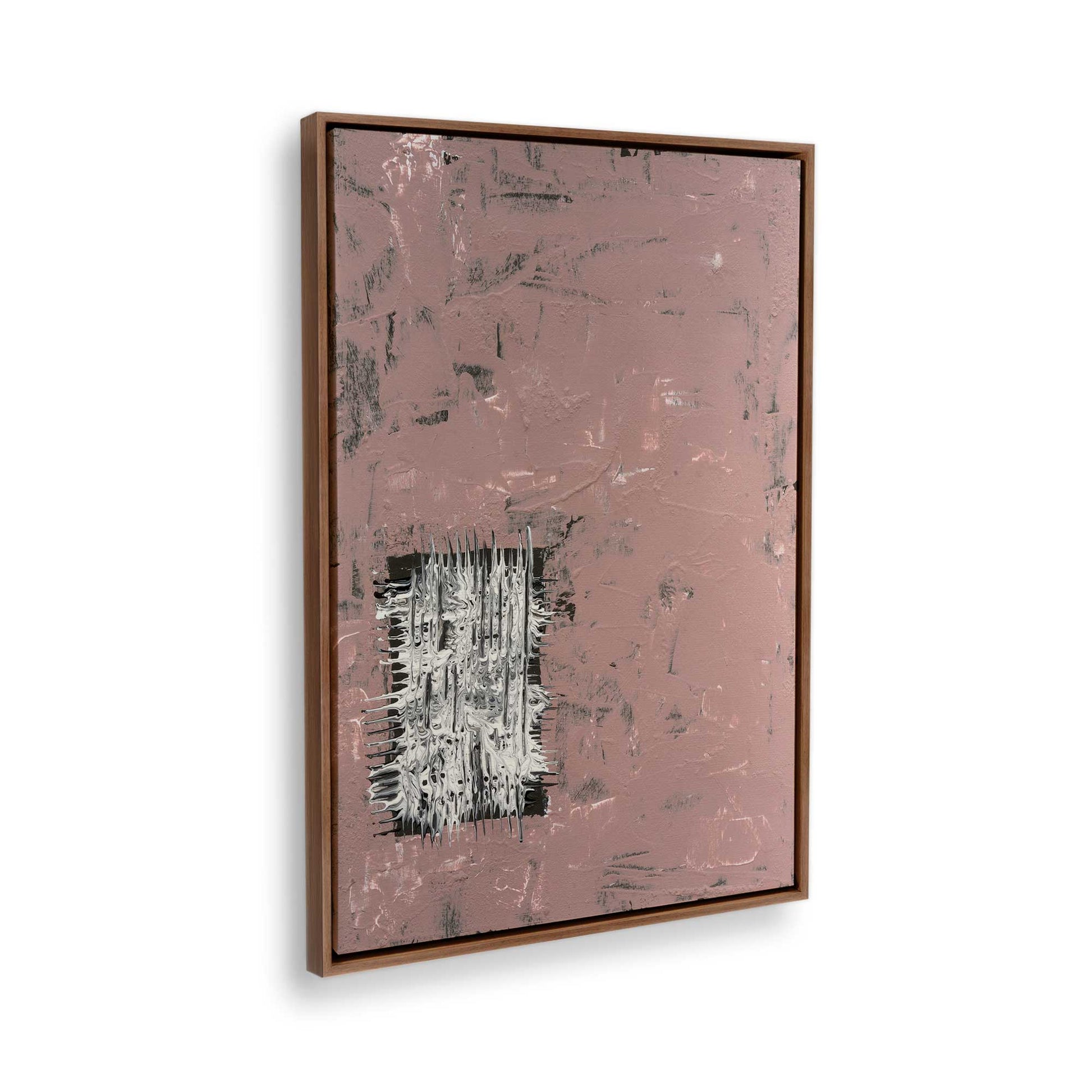 [Color:Walnut], Picture of the corner of the art