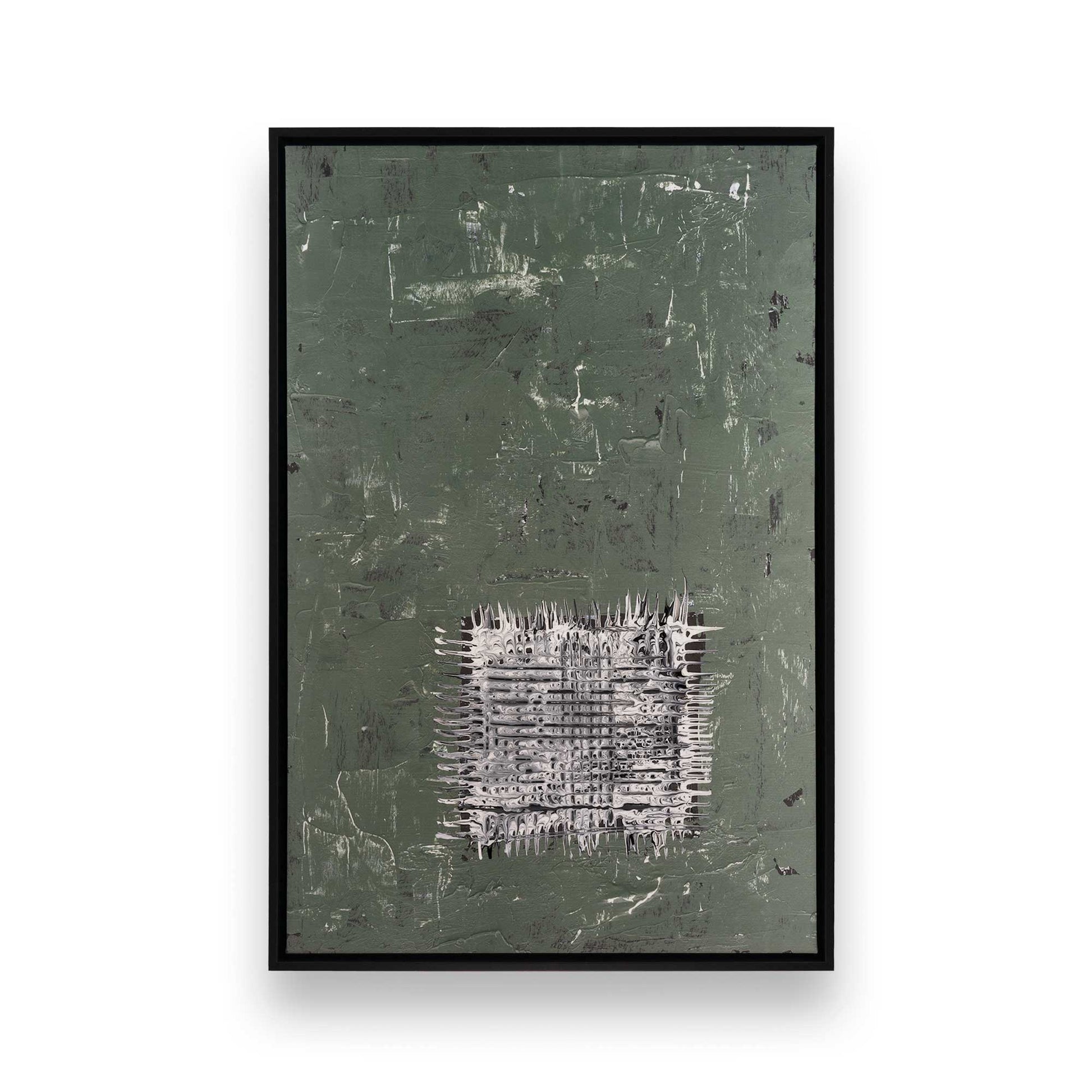 [Color:Satin Black], Picture of art in a Satin Black frame