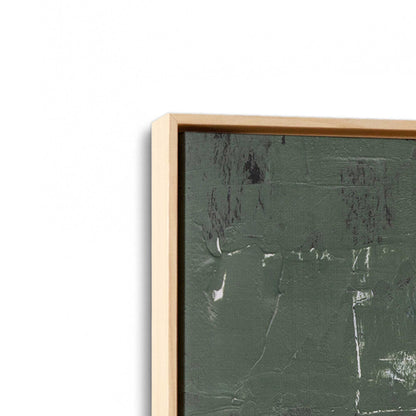 [Color:American Maple], Picture of art in a American Maple frame at an angle
