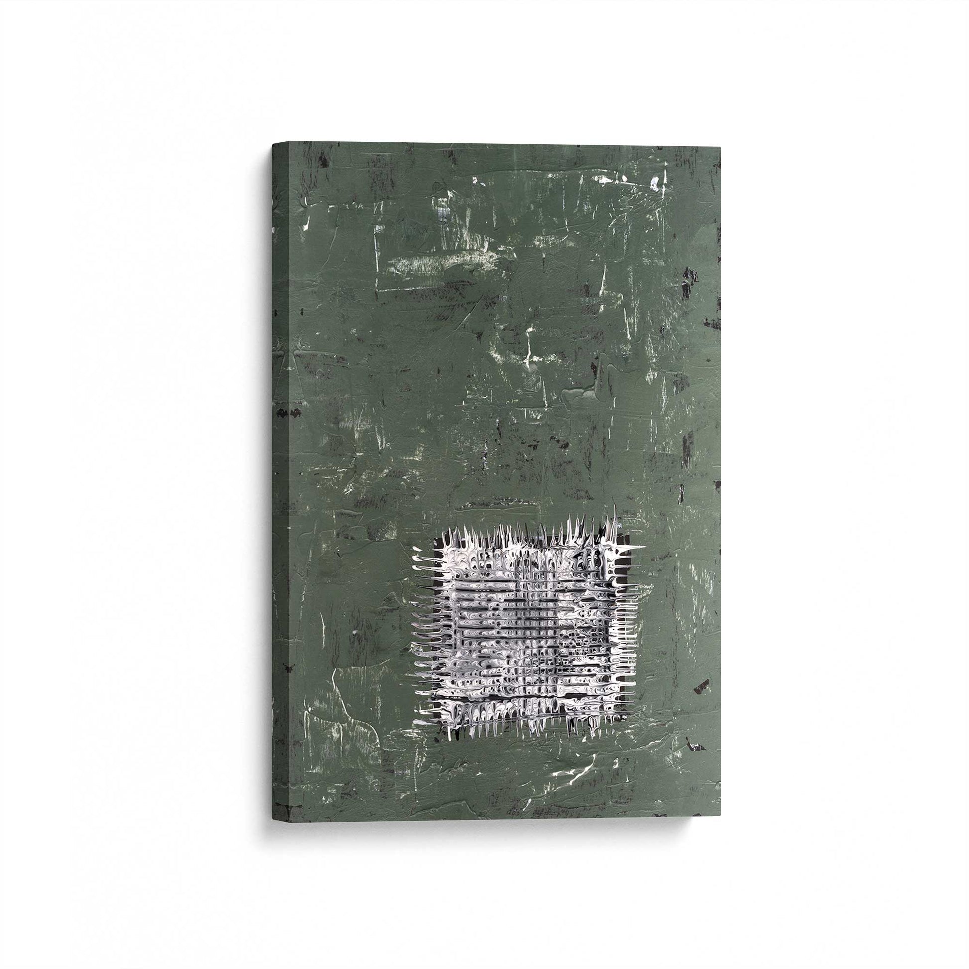 [Color:Stretched Canvas], Picture of art at an angle