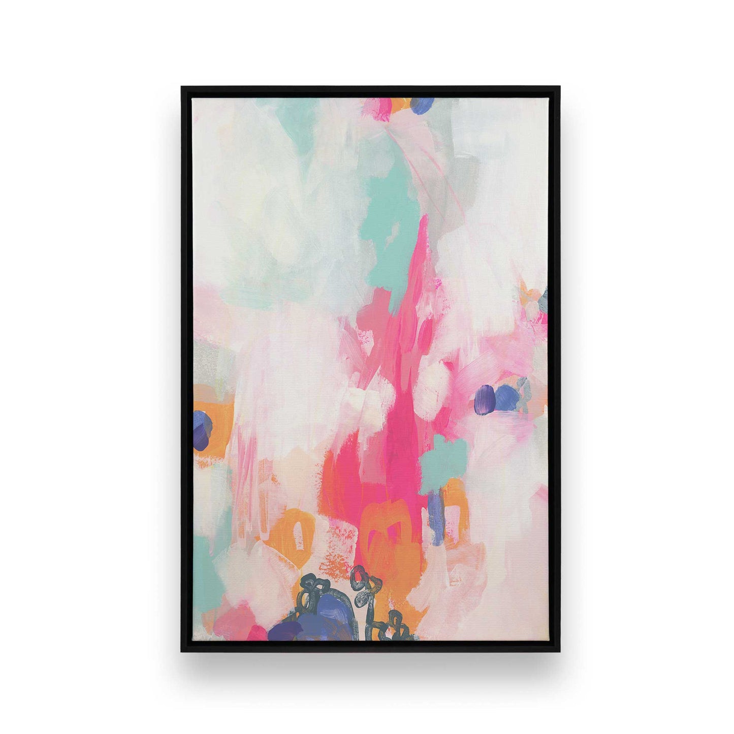 [Color:Satin Black], Picture of art in a Satin Black frame
