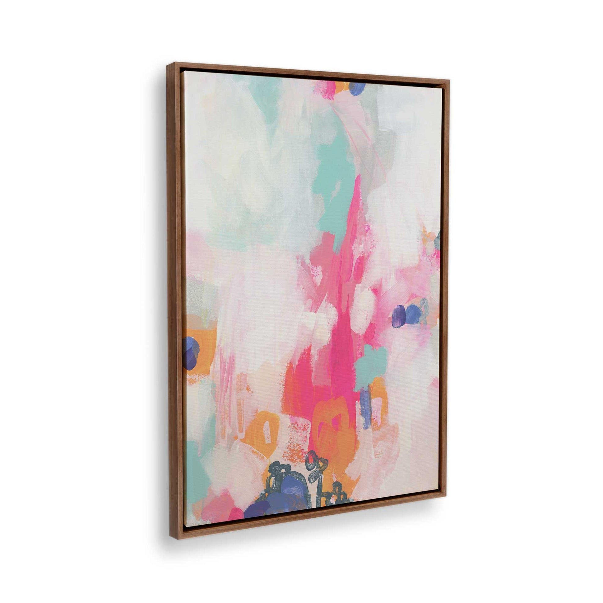 [Color:Walnut], Picture of the corner of the art