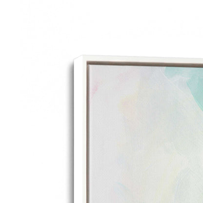 [Color:Opaque White], Picture of art in a White frame at an angle