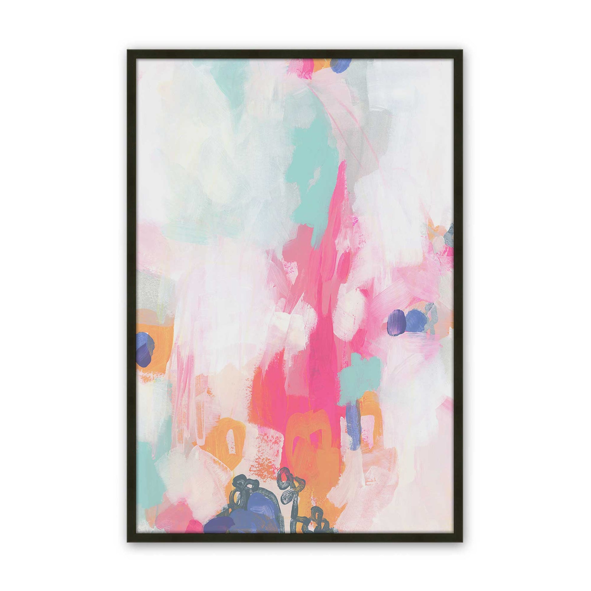 [Color:Satin Black], Picture of art in a Satin Black frame