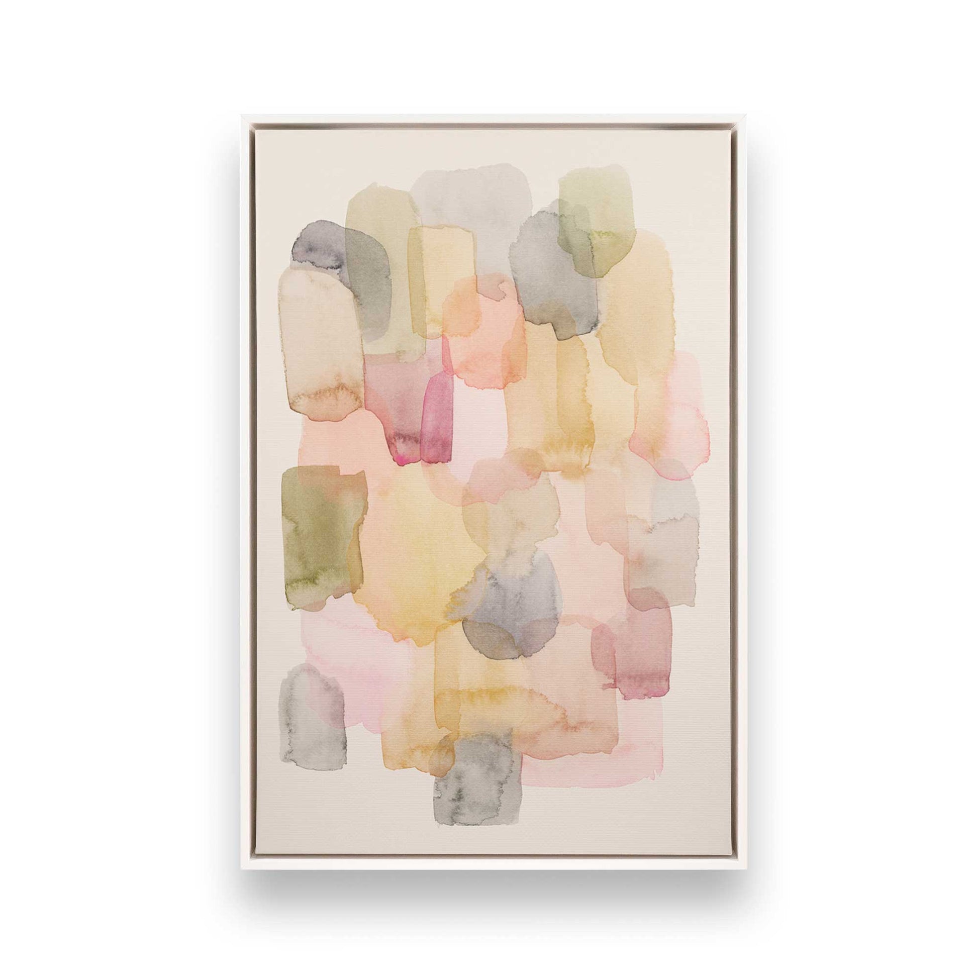 [Color:Opaque White], Picture of art in a White frame