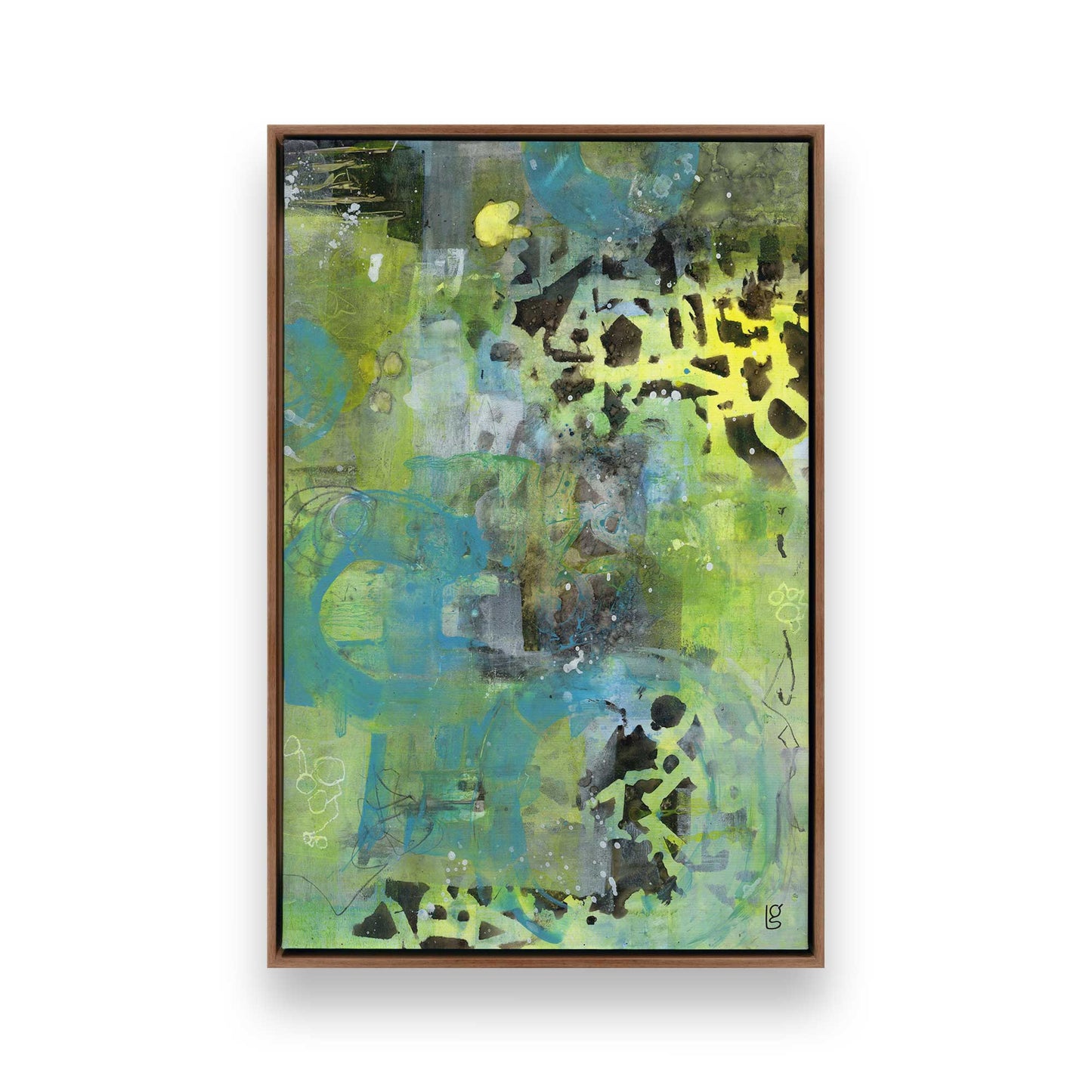 [Color:Walnut], Picture of art in a Walnut frame