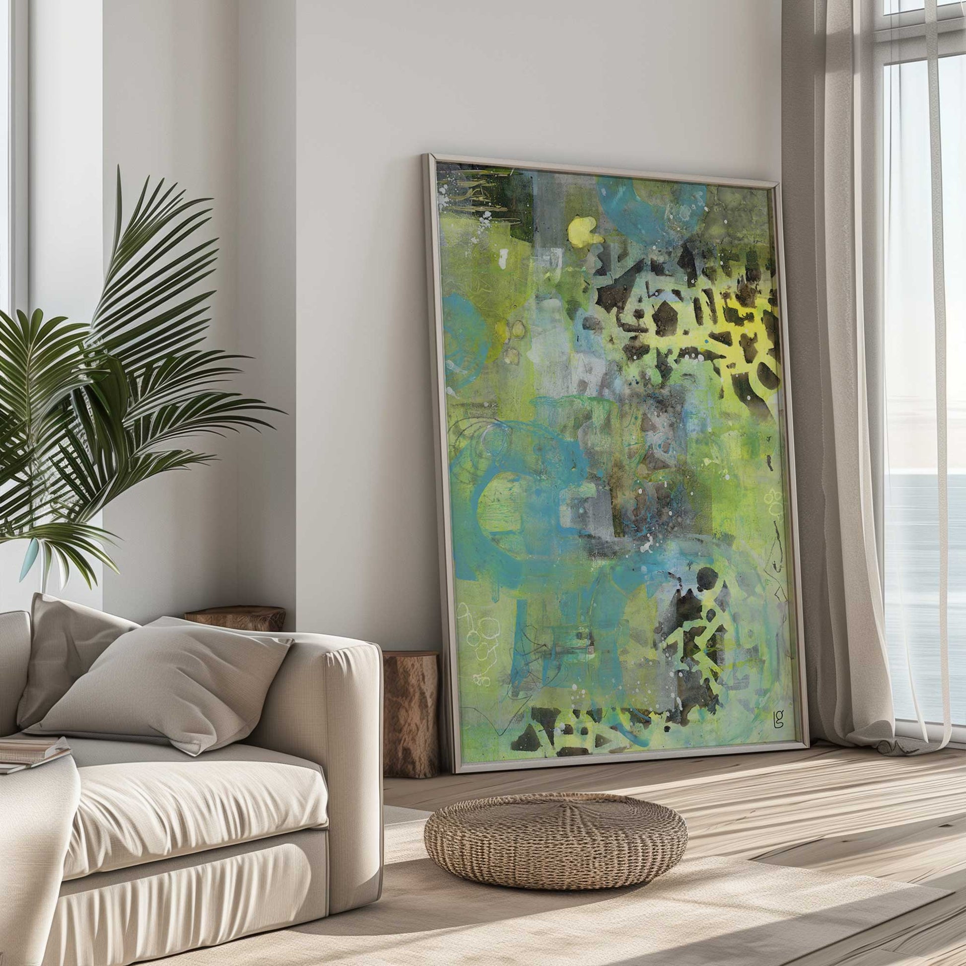 [SPECIAL],[LIFESTYLE], Picture of art hanging in a room