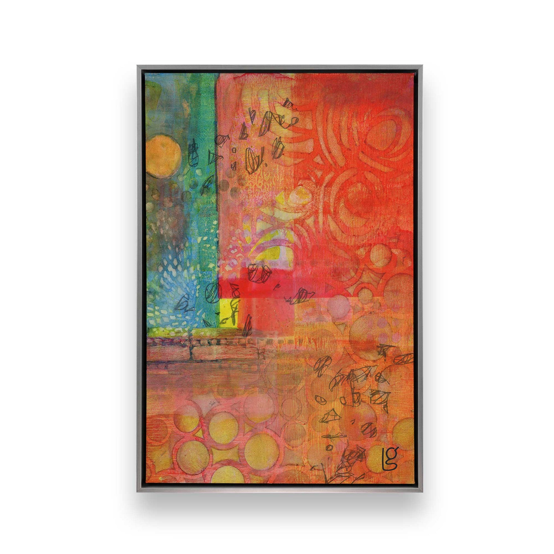 [Color:Polished Chrome], Picture of art in a Polished Chrome frame