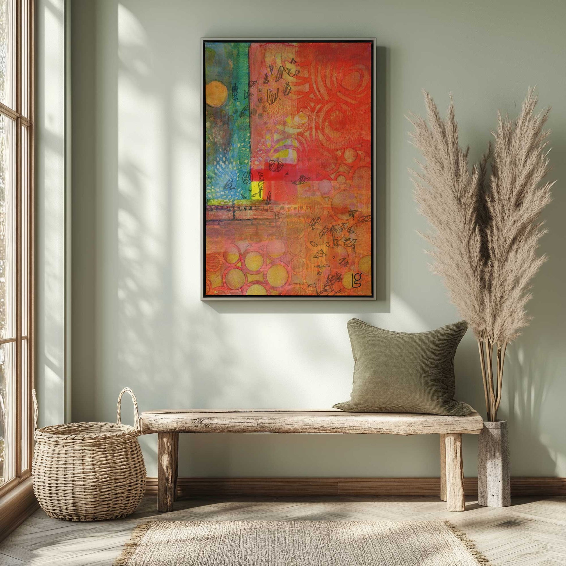 Picture of art in a room