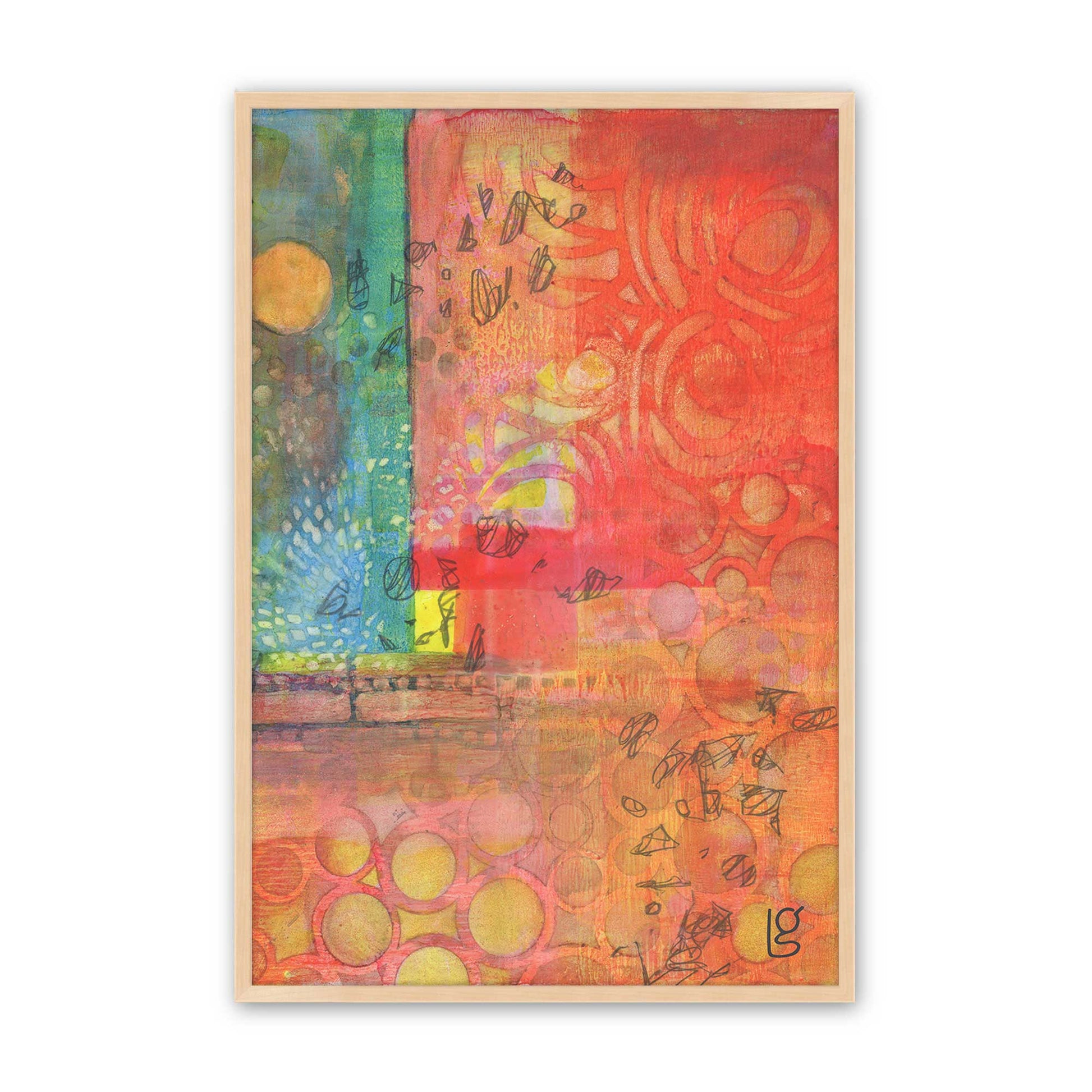[Color:Raw Maple], Picture of art in a Raw Maple frame