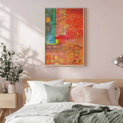 [SPECIAL],[LIFESTYLE], Picture of art hanging in a room