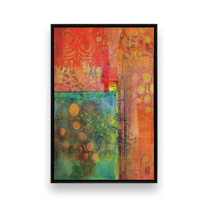 [Color:Satin Black], Picture of art in a Satin Black frame