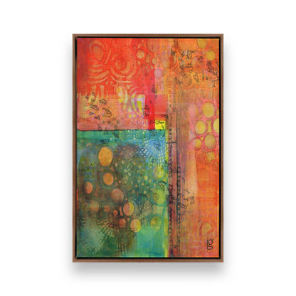[Color:Walnut], Picture of art in a Walnut frame