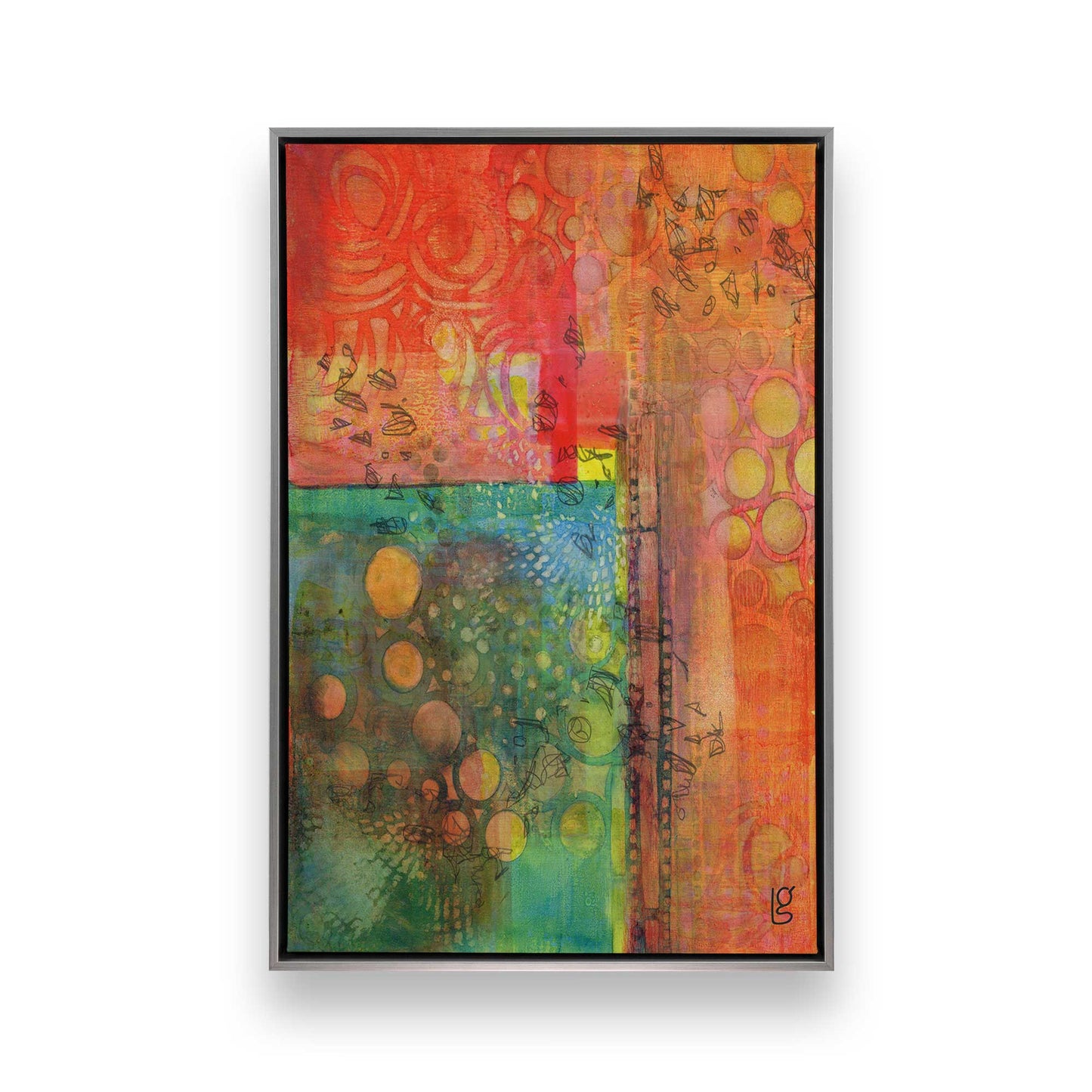 [Color:Polished Chrome], Picture of art in a Polished Chrome frame