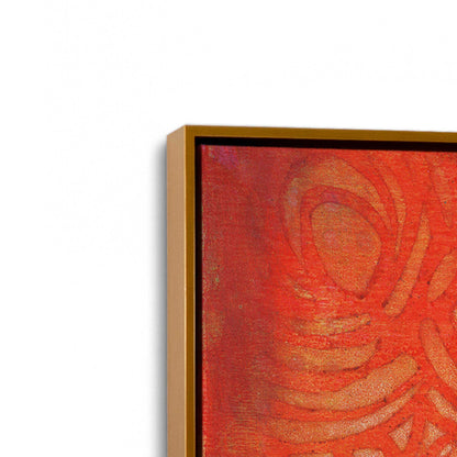 [Color:Polished Gold], Picture of art in a Polished Gold frame at an angle