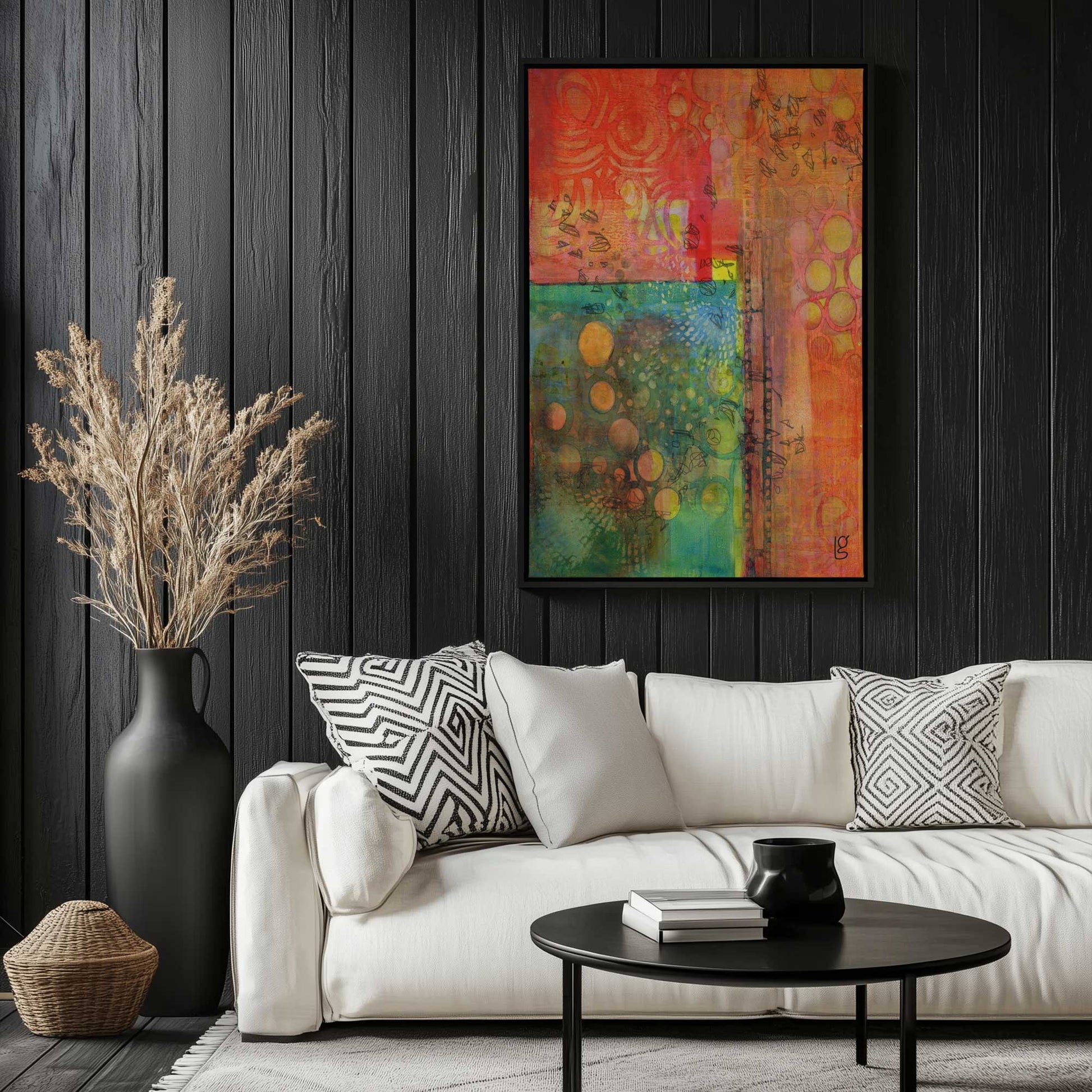 [LIFESTYLE],[SPECIAL],  Picture of art in a roo