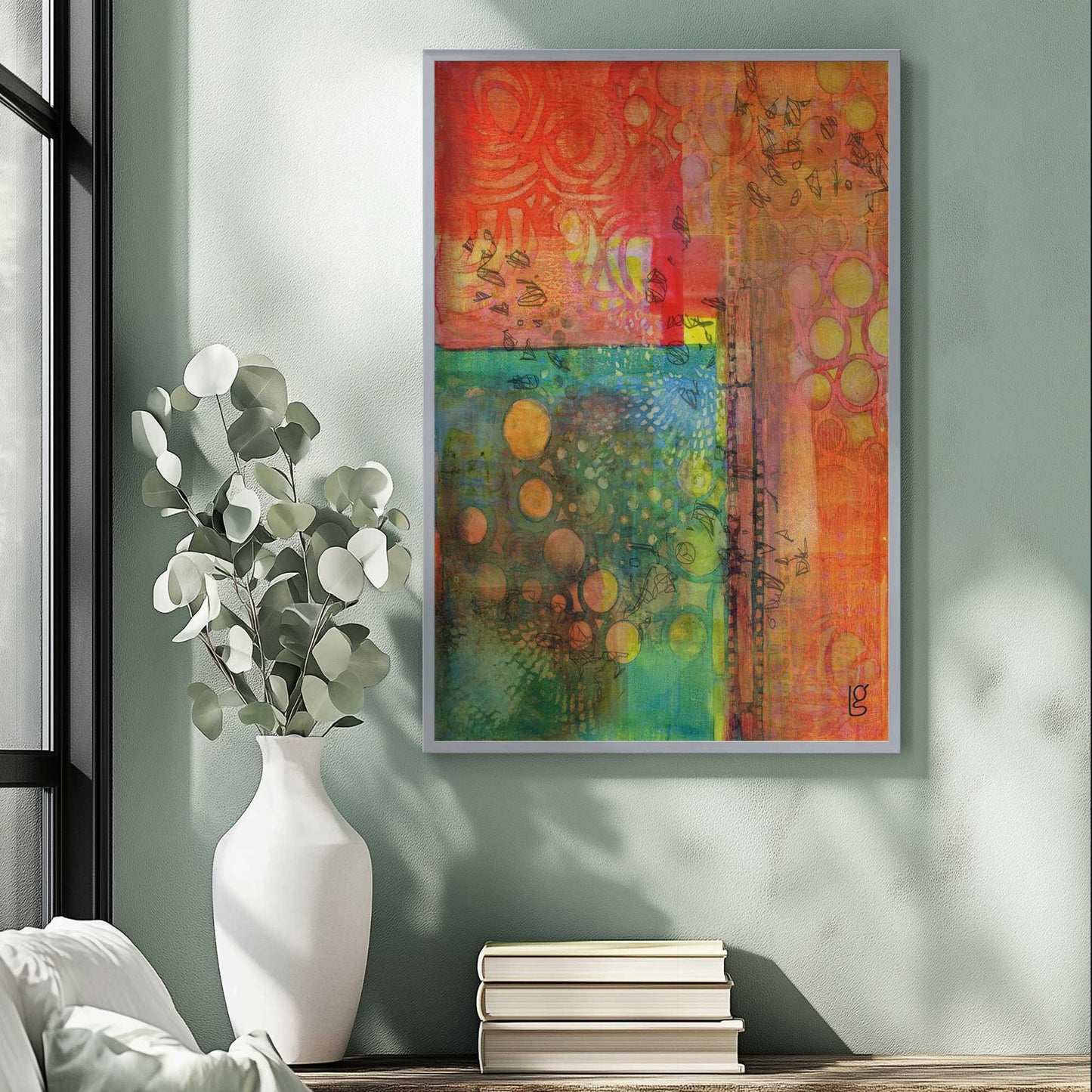 [SPECIAL],[LIFESTYLE], Picture of art hanging in a room
