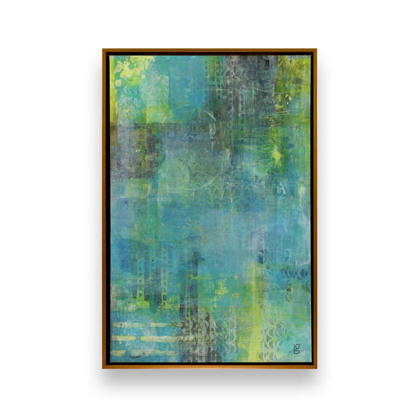 [Color:Polished Gold], Picture of art in a Polished Gold frame