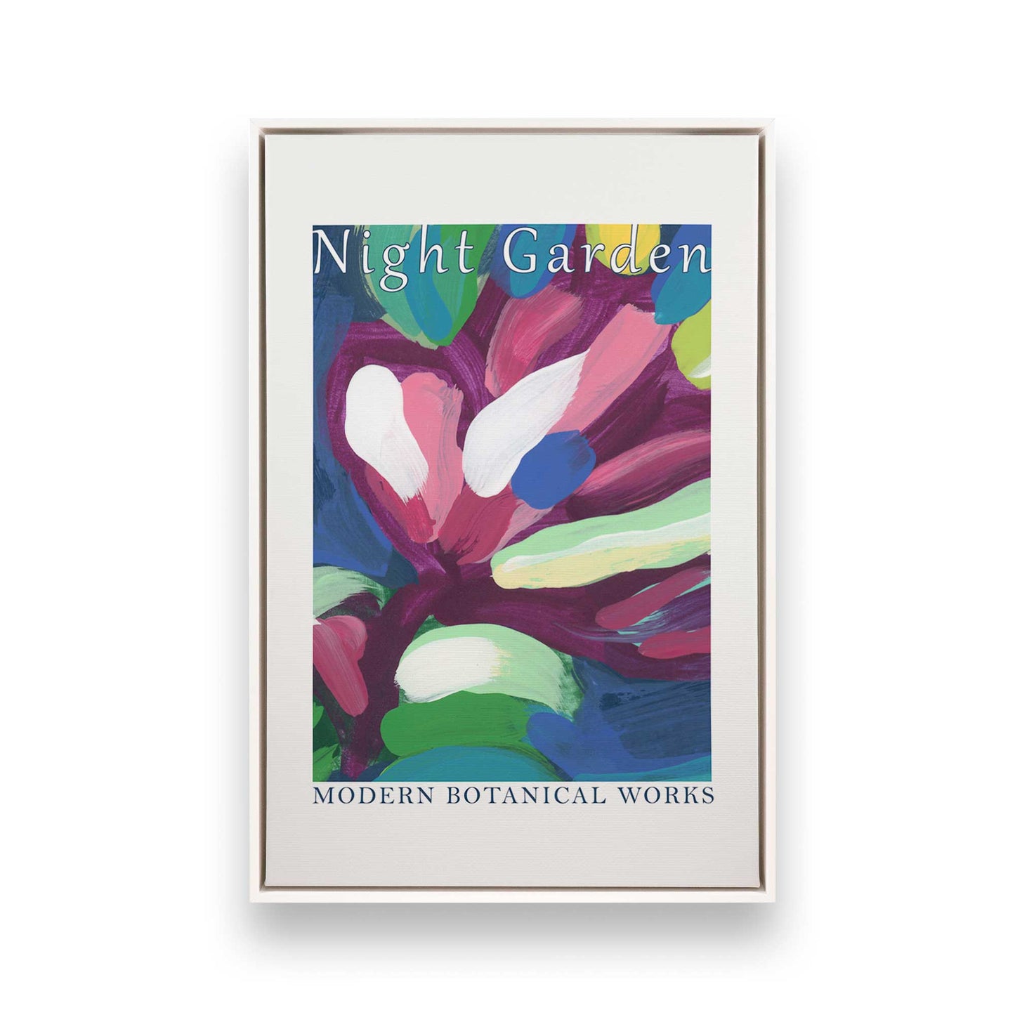 [Color:Opaque White], Picture of art in a White frame
