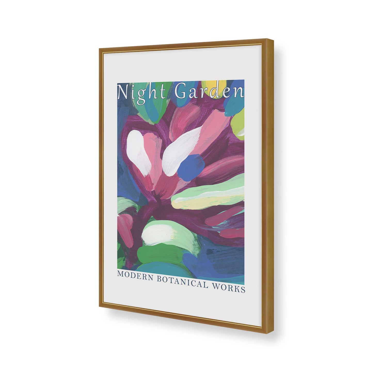 [Color:Polished Gold], Picture of art in a Polished Gold frame of the corner