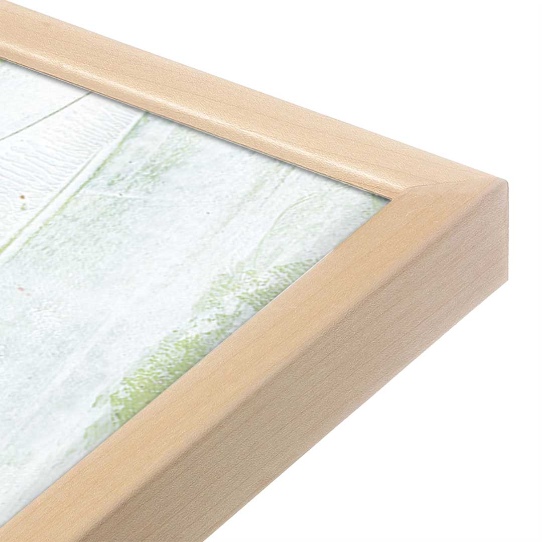 [Color:Raw Maple], Picture of art in a Raw Maple frame at an angle
