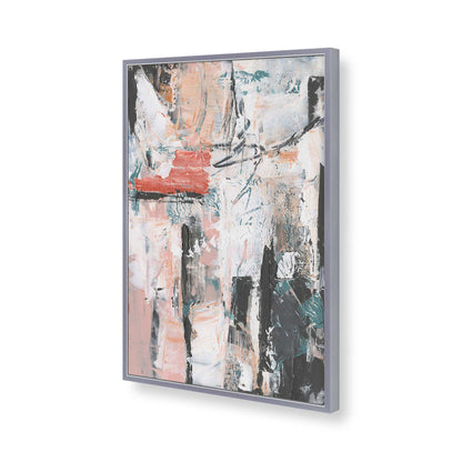 [Color:Polished Chrome], Picture of art in a Polished Chrome frame of the corner