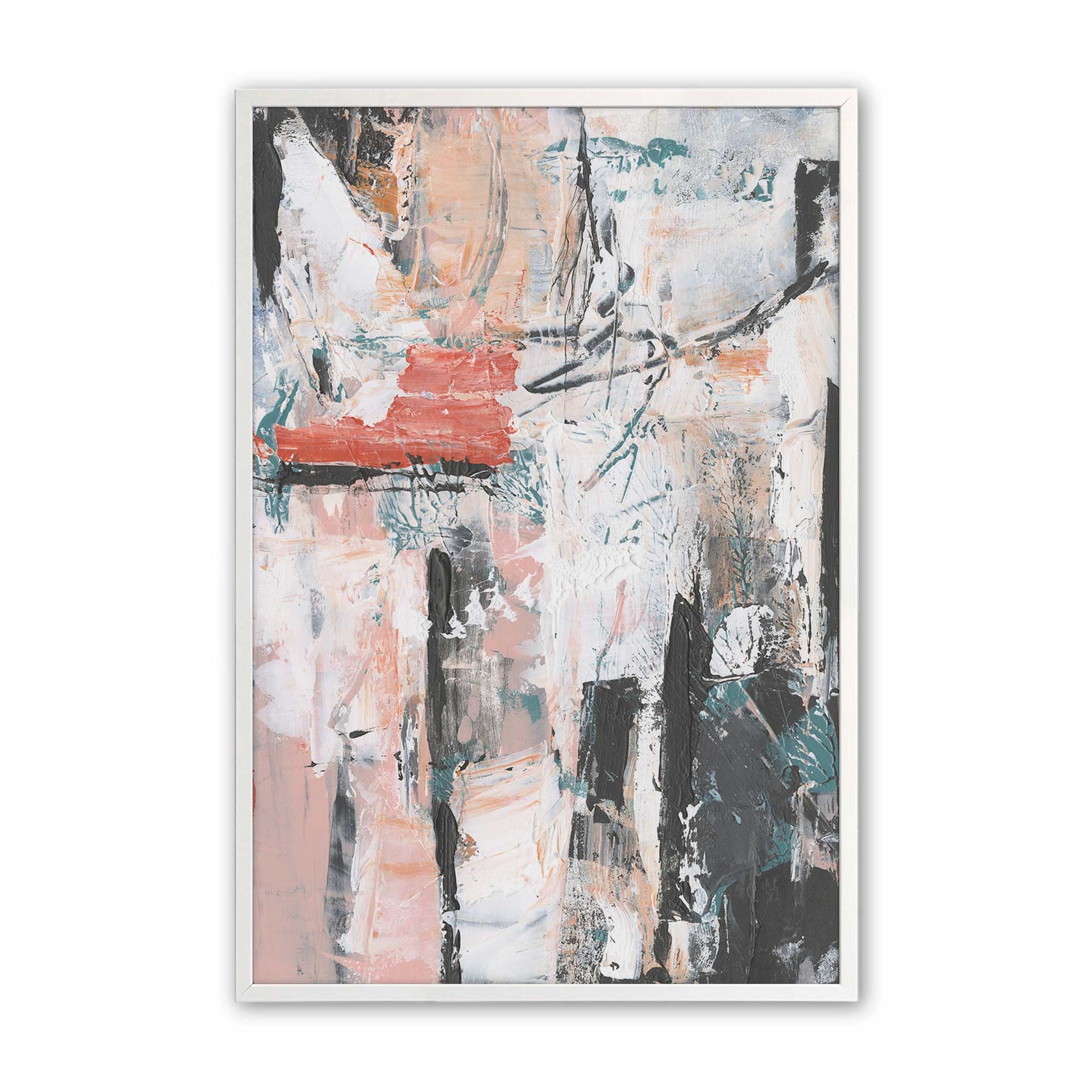 [Color:Opaque White], Picture of art in a Opaque White frame