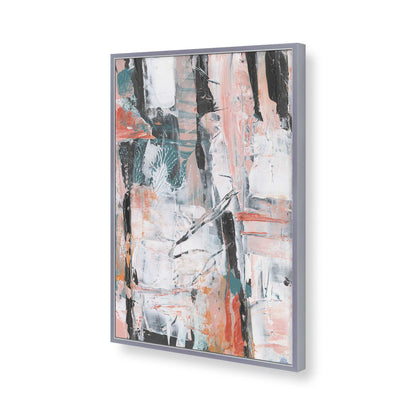 [Color:Polished Chrome], Picture of art in a Polished Chrome frame of the corner