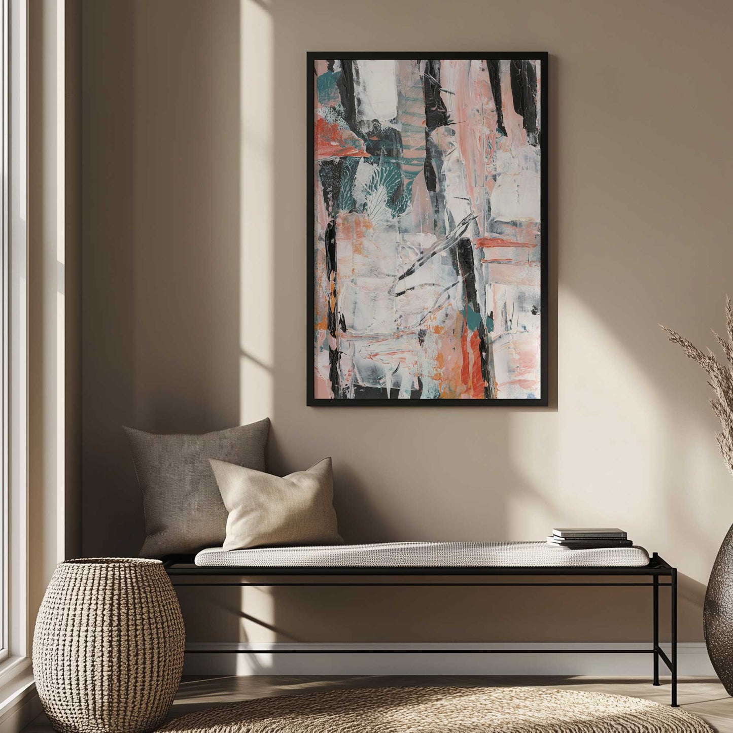 [SPECIAL],[LIFESTYLE], Picture of art hanging in a room