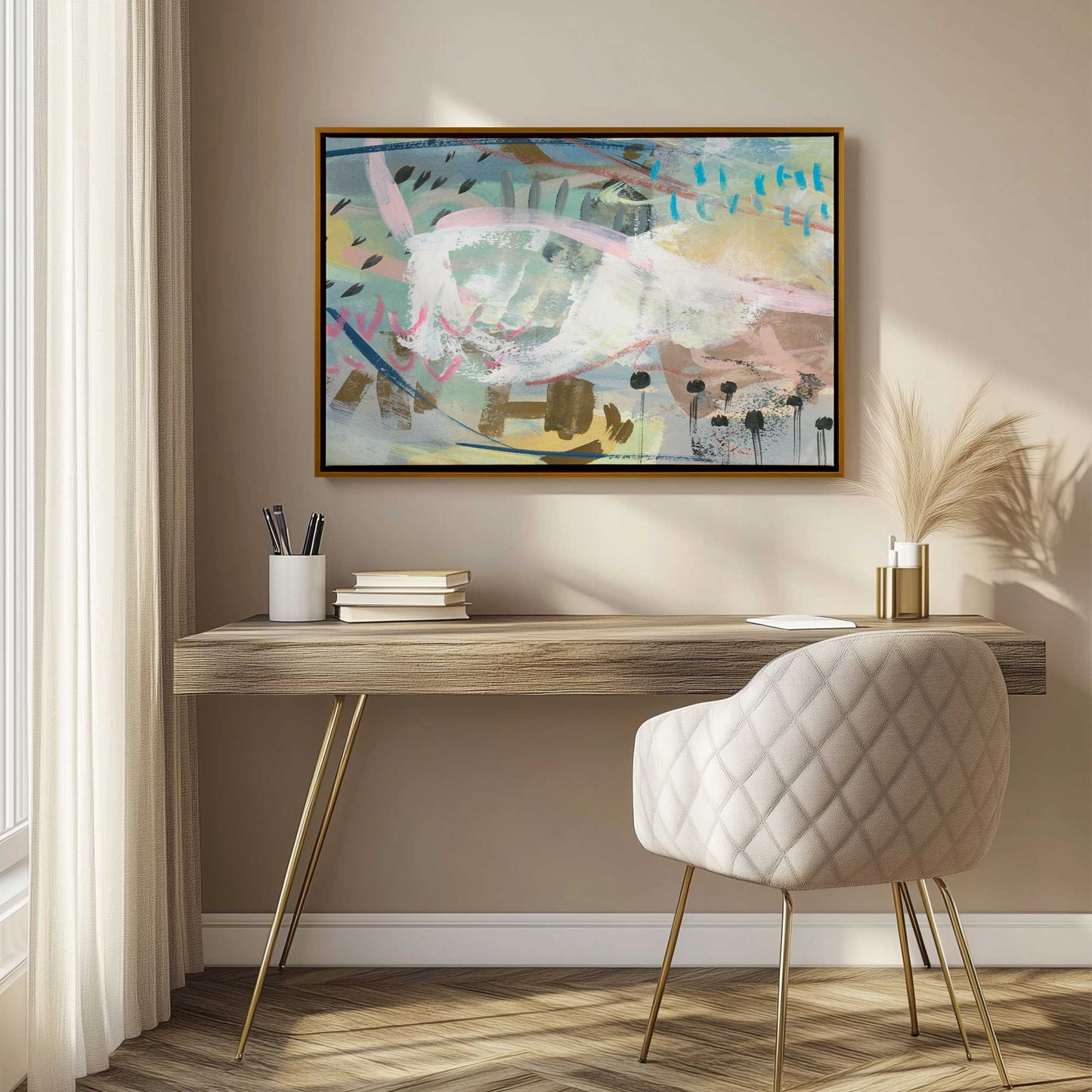 [LIFESTYLE],[SPECIAL], Art in a room