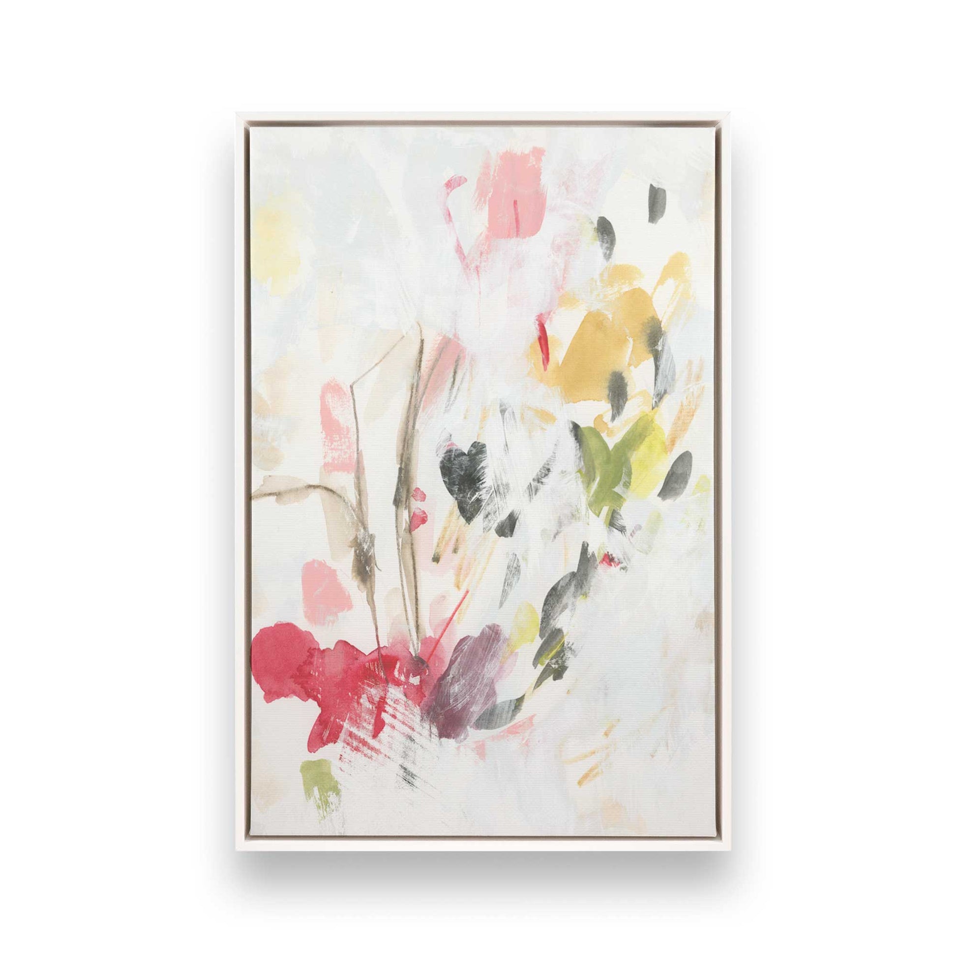 [Color:Opaque White], Picture of art in a White frame