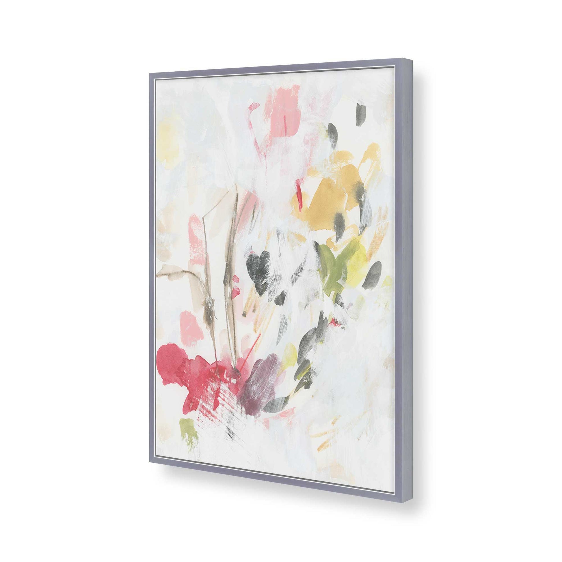[Color:Polished Chrome], Picture of art in a Polished Chrome frame of the corner