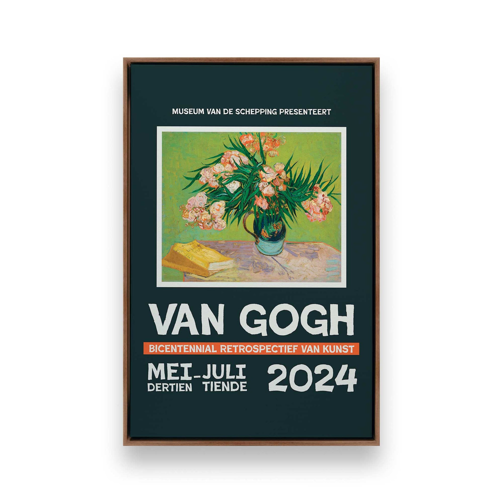 [Color:Walnut], Picture of art in a Walnut frame