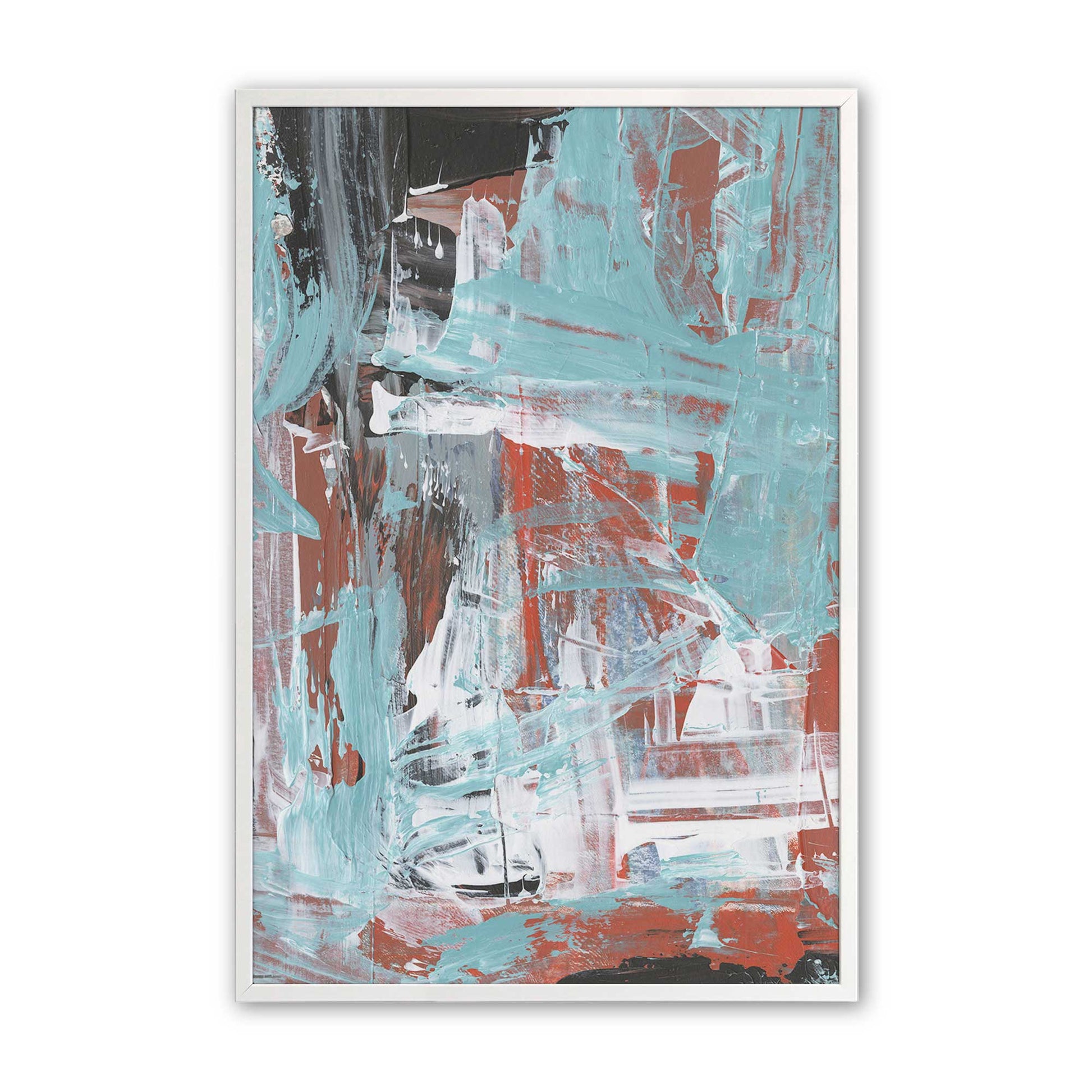 [Color:Opaque White], Picture of art in a Opaque White frame