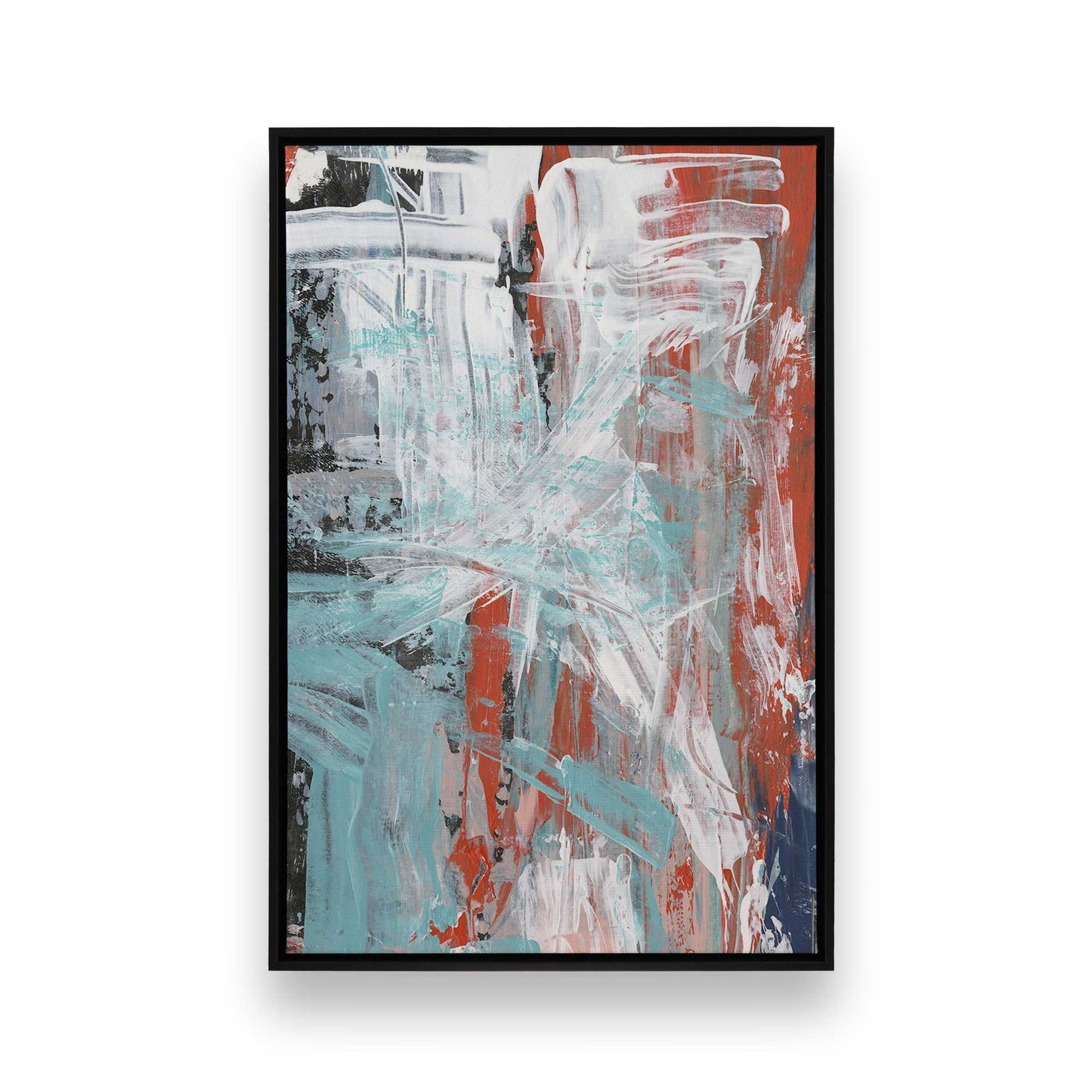 [Color:Satin Black], Picture of art in a Satin Black frame