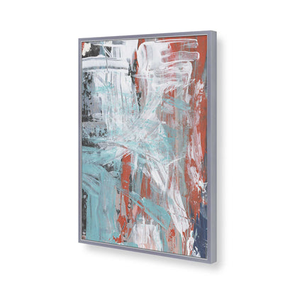 [Color:Polished Chrome], Picture of art in a Polished Chrome frame of the corner