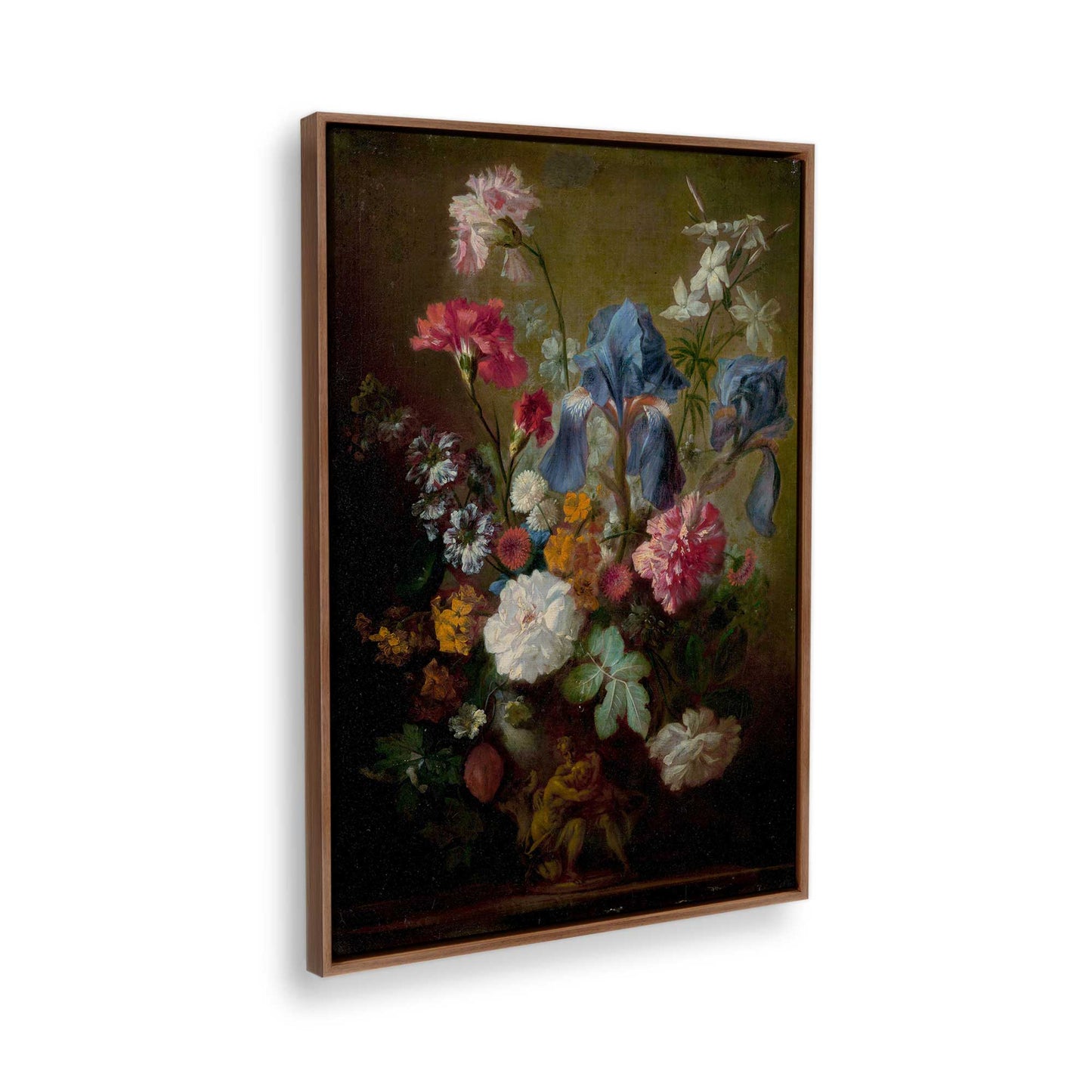[Color:Walnut], Picture of the corner of the art